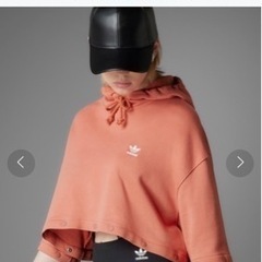 adidas スナップボタンパーカー トレーナー の画像