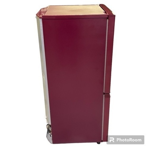 2018年製 AQUA アクア 2ドア冷凍冷蔵庫 157L レッド AQR-16H(R) 【共立