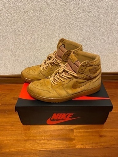 ナイキエアジョーダン1 レトロ　ハイ　ウィート
