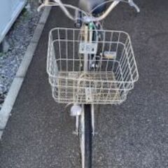 引取り限定！　ママチャリ　２６インチ　ノーパンク　６段変速付　中古品の画像