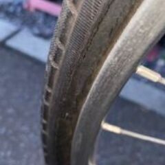 引取り限定！　ママチャリ　２６インチ　ノーパンク　６段変速付　中古品の画像