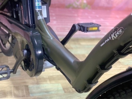 ❹5833子供乗せ電動アシスト自転車YAMAHA 20インチ良好バッテリー