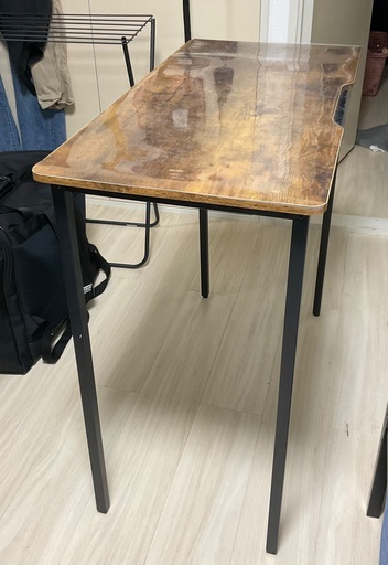 【組立済み\u0026PVCカバー付】80×40×70パソコンデスク【最終値下げ】