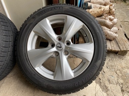 ［値下げしました］レクサス純正アルミホイールスタッドレスタイヤ付　４本