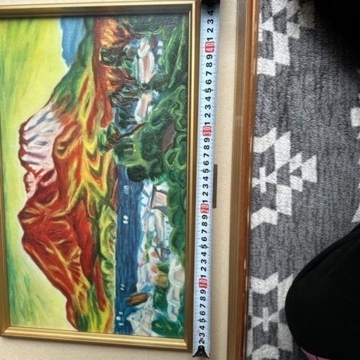 梅原龍三郎(油絵) 桜島・複製品