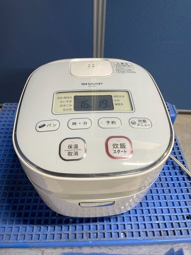 【格安】SHARP ジャー炊飯器 KS-C5K-W 2017年製 通電確認済み 良品 早い者勝ち！ 引取歓迎 配送OK