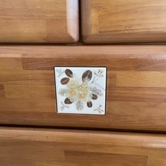 ★無垢材クローゼット、整理タンス2点★の画像