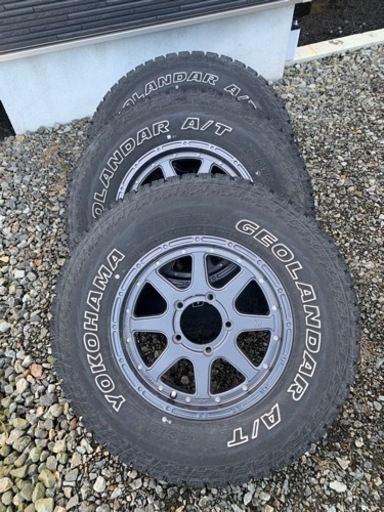 【決まりました】GEOLANDER A/T  16インチ　ジムニー　ホイルセット
