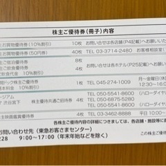 東急　株主優待券　1冊