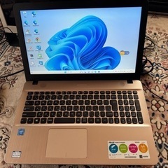 Windows11パソコン　AUAS　D541N　新品SSD　ソ...