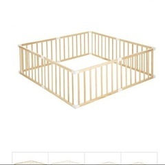 KATOJI　木製ベビーサークル　ナチュラルの画像