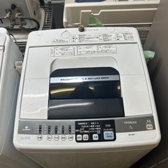 万代店　日立 7.0kg 全自動洗濯機（HITACHI　白い約束 NW-7MY