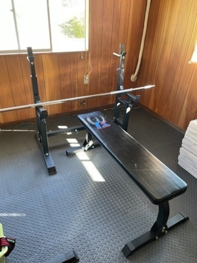 トレーニングマシン　ベンチプレス一式セット