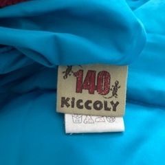 KiCCOLY ダウンジャケット　130-140㎝の画像