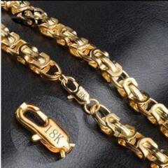 ♥️大人気デザイン　18k刻印あり　メンズネックレス♥️の画像