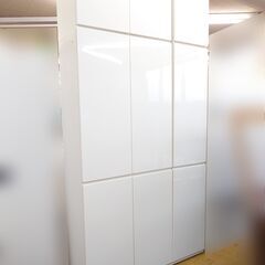 ☆壁面収納☆ キャビネット ハイキャビネット 収納 家具 白 ホ...