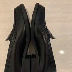 洗えるローファー（黒）の画像
