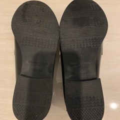 洗えるローファー（黒）の画像