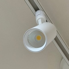 エジソンバルブLEDスマート スポットライト  (ホワイト) 2個セット＋パナソニック製 ダクトレール　計3点セット　の画像