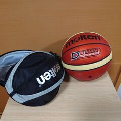 【自力引取なら値引】未使用 屋外用バスケットボール、キャリーケース