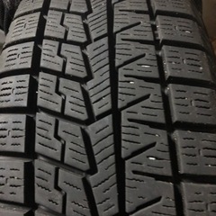 【売れました】ダイハツ タント 155/65r14 スタッドレス 鉄ホイール 純正キャップ付き 4本セットの画像