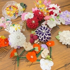 つまみ細工の小物👘の画像
