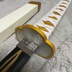 鬼滅の刃　我妻善逸　日輪刀モチーフ　観賞用　木製模型　プライズ品の画像