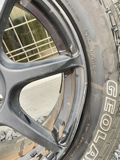 YOKOHAMA 225/65 R17 アルミホーイル付きタイヤ　最終価格