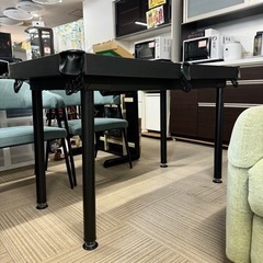【美品‼️】コンパクト♪ 125cm幅ビリヤード台 キュー＆新品ボール付き セット 4フィートの画像