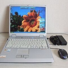 Windows XP 　FMV-BIBLO NB50L ノートパソコン　(a281)