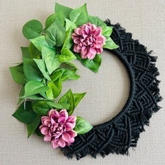 マクラメアートの画像