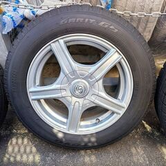 スタッドレスタイヤ　185/65R15　15X6J　日産　ノート　アルミホイール　（写真掲載1-5枚目）の画像