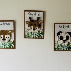 マクラメアートの画像