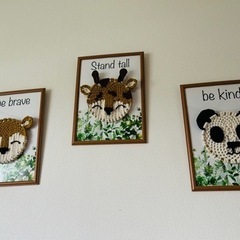 マクラメアートの画像