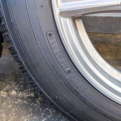 スタッドレスタイヤ　185/65R15　15X6J　日産　ノート　アルミホイール　（写真掲載6-10枚目）の画像