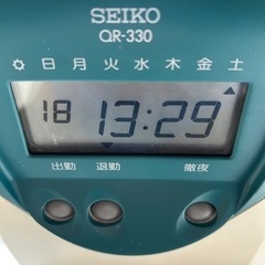 ☆タイムレコーダー セイコー　使えますがちょっと難ありの画像
