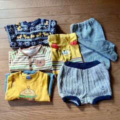 Ｄ冬物ベビー服いろいろ　70サイズ　6着（男の子）の画像