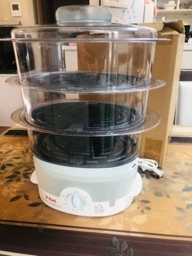 ティファール 電気蒸し器 『スチームクッカー』 3段タイプ