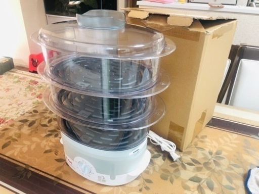 ティファール 電気蒸し器 『スチームクッカー』 3段タイプVC103270
