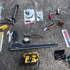 各種工具を差し上げます