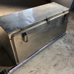 トラック ダンプ ステンレス製道具箱 工具箱 道具入れの画像
