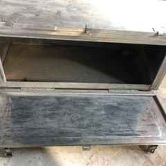 トラック ダンプ ステンレス製道具箱 工具箱 道具入れの画像