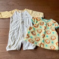 Ａ冬物ベビー服いろいろ　50～60サイズ　2着（男の子）の画像