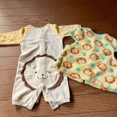 Ａ冬物ベビー服いろいろ　50～60サイズ　2着（男の子）の画像
