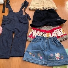 子供服　90-110 ワンピース、スカート　13点の画像
