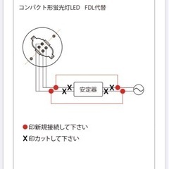 【2個セット】コーウェル（COWELL） FDL6L1D コンパクト蛍光灯形 LEDランプ FDL13W代替 電球色 (電源内蔵型)の画像