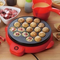 たこパー日和 電気式たこ焼き器18穴