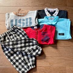 Ｃ冬物ベビー服いろいろ　90サイズ　5着（男の子）の画像