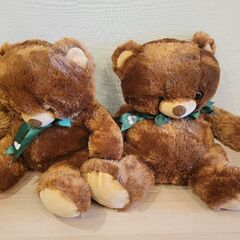 熊のぬいぐるみ60cm程度　2体セットの画像
