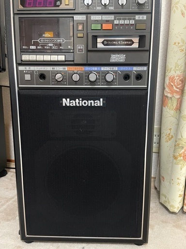 ナショナル ホームカラオケ RQ-95 マイク付き
